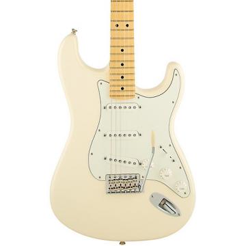 Fender American Special Stratocaster Electric Guitar with Maple Fingerboard Olympic White Maple Fingerboard