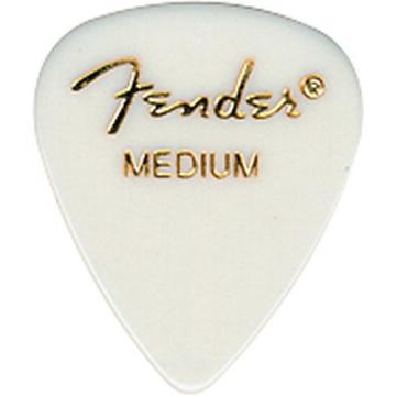 Fender 351 Standard Guitar Pick White Thin 1 Dozen