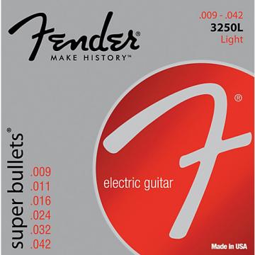 Fender 3250L Nickel-Plated Steel Bullet-End Electric Guitar Strings - Light