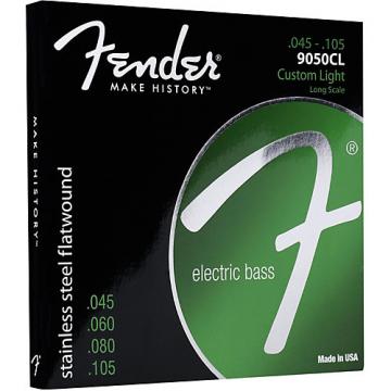 Fender 9050CL Bass Strings Stainless Steel Long Scale Custom Light Flatwound