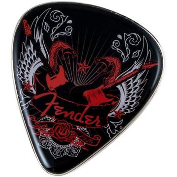 Fender Magnet Snake Pit Black and Red