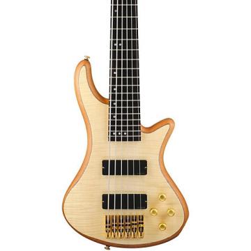 Schecter Guitar Research Stiletto Custom 6 6-String Bass Guitar Satin Natural