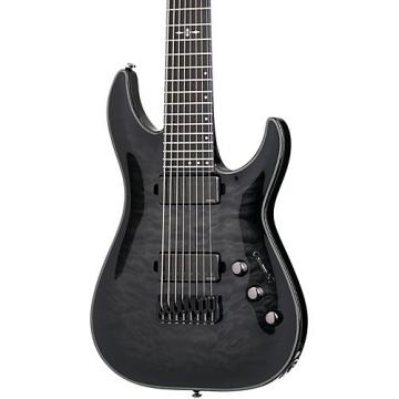 Schecter Guitar Research Hellraiser Hybrid C-8 8 String Electric Guitar Transparent Black Burst