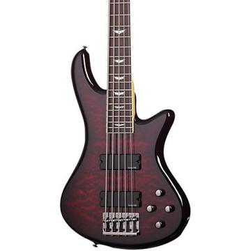 Schecter Guitar Research Stiletto Extreme-5 5-String Bass Black Cherry