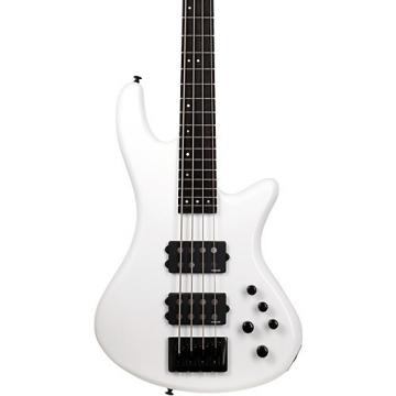 Schecter Guitar Research Stiletto Stage-4 Electric Bass Guitar Gloss White