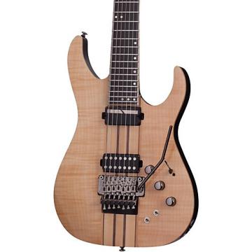 Schecter Guitar Research Banshee Elite-7 with Floyd Rose and Sustainiac Seven-String Electric Guitar Gloss Natural