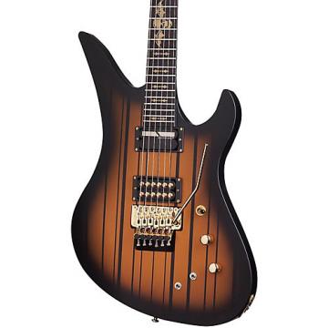 Schecter Guitar Research Synyster Gates Custom with Sustaniac Pickup Electric Guitar Satin Gold Burst