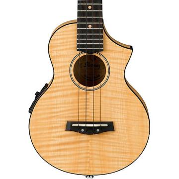 Ibanez UEW12E Flame Maple Concert Ukulele Natural