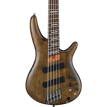 Ibanez SRFF805 Multi-scale 5-String Electric Bass Guitar Flat Walnut Rosewood