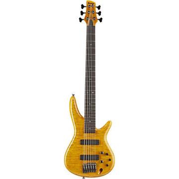 Ibanez Gerald Veasley Signature 6-String Electric Bass Guitar- Amber