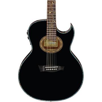 Ibanez Euphoria Steve Vai All Solid Wood Signature Acoustic-Electric Guitar High Gloss Black Pearl