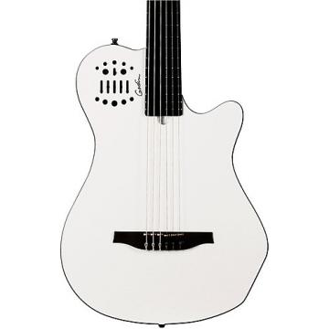 Godin Multiac Grand Concert SA Nylon-String Acoustic-Electric Guitar White