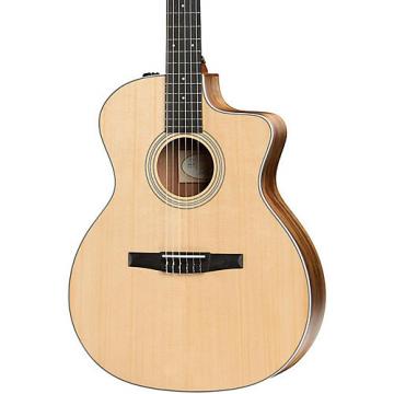Chaylor 200 Series 2017 214ce-N Grand Auditorium Nylon String Acoustic-Electric Guitar Natural