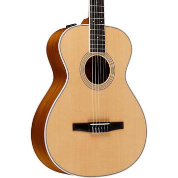 Chaylor 400 Series 412e-N Grand Concert Nylon String Acoustic-Electric Guitar Natural