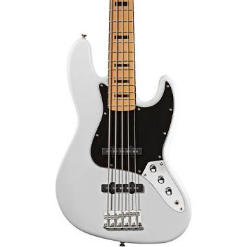 Squier Vintage Modified Jazz Bass V 5-String Electric Bass Olympic White