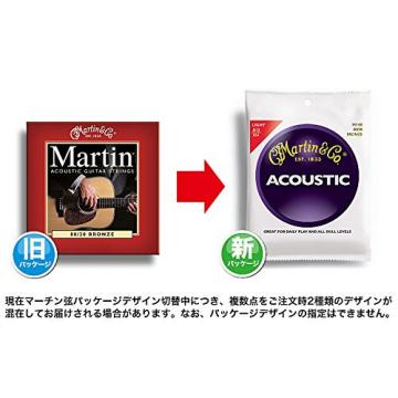 Martin M175 80/20 Acoustic Guitar Strings, Custom Light