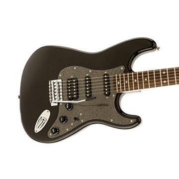 Squier by Fender Affinity Stratocaster Beginner Electric Guitar HSS - Rosewood Fingerboard, Montego Black