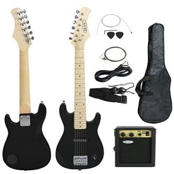Zeny 30&quot; Kids Electric Guitar with Amp &amp; Much More Guitar Combo Accessory Kit, Black