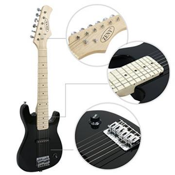 Zeny 30&quot; Kids Electric Guitar with Amp &amp; Much More Guitar Combo Accessory Kit, Black