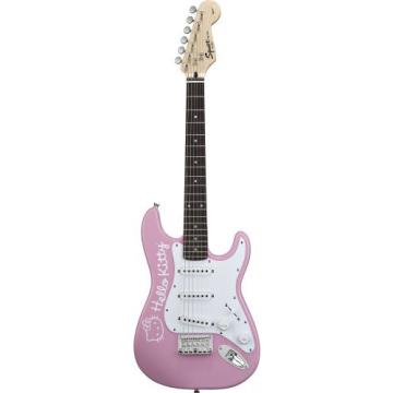 Fender Squier Hello Kitty Mini Electric Guitar, Pink