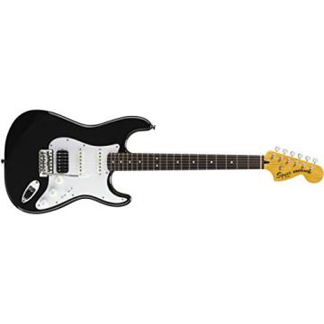 Squier by Fender Vintage Modified Stratocaster Electric Guitar HSS - Black - Rosewood Fingerboard