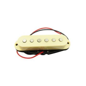 Musiclily 50MM Single Coil Pickup Middle Pickup for Fender Strat Squier Electric Guitar Parts, Cream Cover