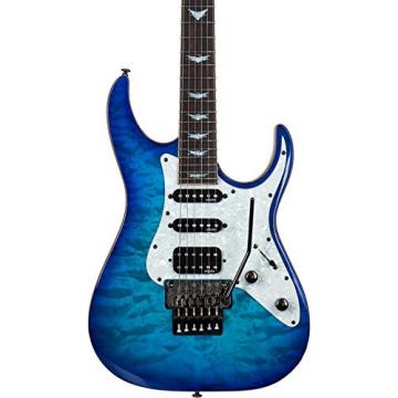 Schecter Guitar Research Banshee-6 FR Extreme Solid Body Electric Guitar Ocean Blue Burst