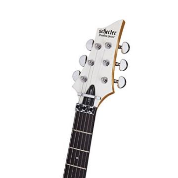 Schecter C-6 FR DELUXE Satin White Solid-Body Electric Guitar, Satin White