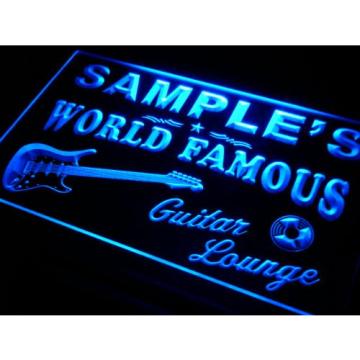pf085-b Martin's Guitar Lounge Beer Bar Pub Room Neon Light Sign