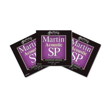 Martin SP Acoustic Custom Light Guitar Strings - MSP4050 - 3 Packs