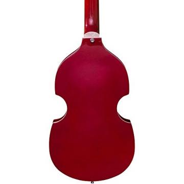 Hofner Igntion LTD Violin Electric Bass Guitar Metallic Red
