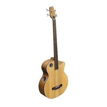 Boulder Creek EBR3-N4F Acoustic-Electric 4-String Fretless Bass