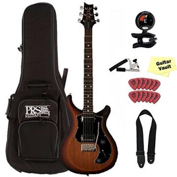 PRS S2 Standard 22 Satin, Dots, McCarty Tobacco Sunburst, with Gig Bag and Accessory Kit