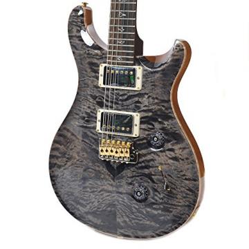 PRS CME Wood Library Custom 24 10 Top Quilt Charcoal w/Pattern Regular Neck