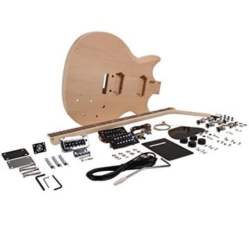 Seismic Audio - SADIYG-11 - Premium PRS Style DIY Electric Guitar Kit - Unfinished Luthier Project Kit