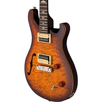 PRS SE Custom 22 Semi-Hollow Electric Guitar Tobacco Sunburst