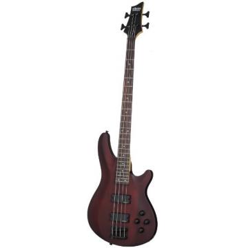 Schecter Omen-4 4-String Electric Bass Guitar Walnut Satin