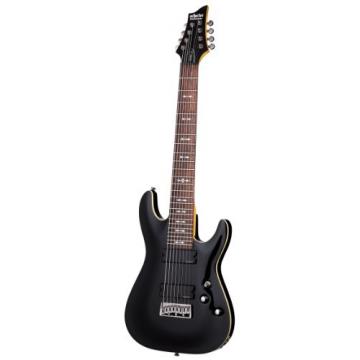 Schecter OMEN-8 8-String Electric Guitar, Black