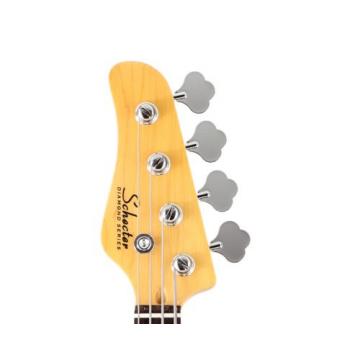 Schecter Electric Bass Guitar - Diamond P Custom 5-string, Black, Left Handed