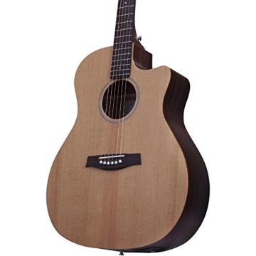 Schecter 3715 Acoustic Guitar, Natural Satin