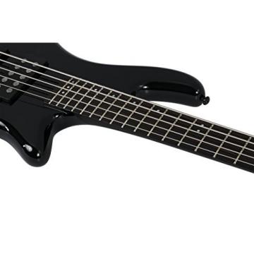 Schecter 2843 5-String Bass Guitar, Gloss Black