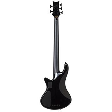 Schecter 2843 5-String Bass Guitar, Gloss Black