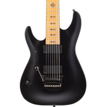 Schecter 415 7-String Solid-Body Electric Guitar, Left Handed, Gloss Black