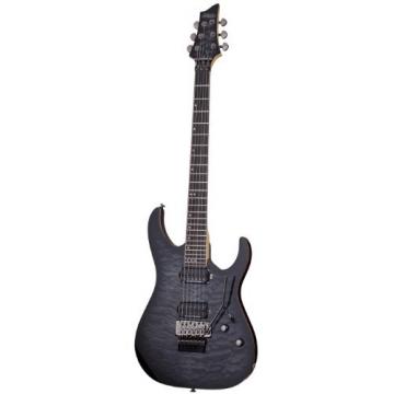 Schecter 1211 Floyd Rose 6 Passive Solid-Body Electric Guitar, Trans Black Burst