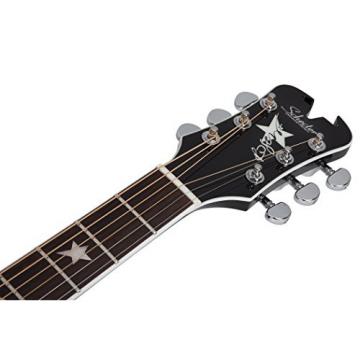 Schecter 283 Acoustic-Electric Guitar, Gloss Black