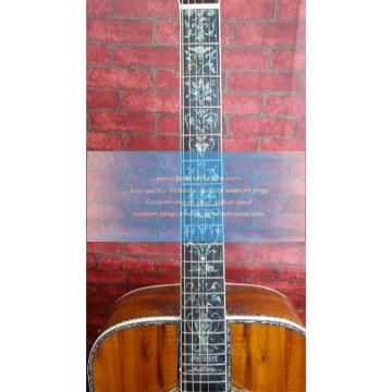 Custom Martin D45 KOA Solid Guitar Fancy Abalone Inlay