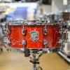 Custom SJC Custom 6.5x14 Maple Snare Drum in Red Splatter Lacquer