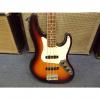 Custom Fender Jazz Bass USA  Electric Bass guitar Repair project or Play as is! 1989 Sunburst