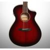 Custom Breedlove Limited Edition Pursuit Concert Acoustic-Electric Guitar (with Gig Bag), Merlot