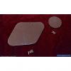Custom 1969 Gibson Les Paul Deluxe Goldtop Backplate Control Cavity Cover Plate Set Brown 1968 1970 1971